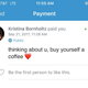 Screenshot of my Venmo notification.
